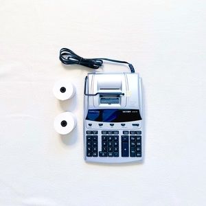 Victor 1240-3A 12 Digit Heavy Duty Commercial Printing Calculator AntiMicrobial